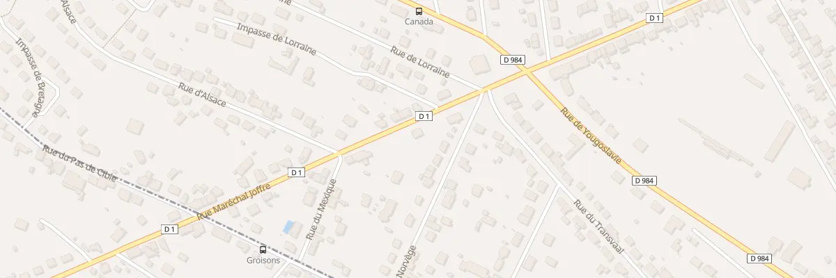 Plan du 83 Rue Marechal Joffre au Creusot