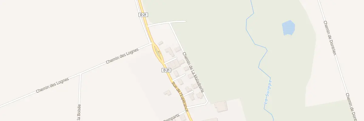 Plan du 38 Rue de l’Esperance à Aubérive