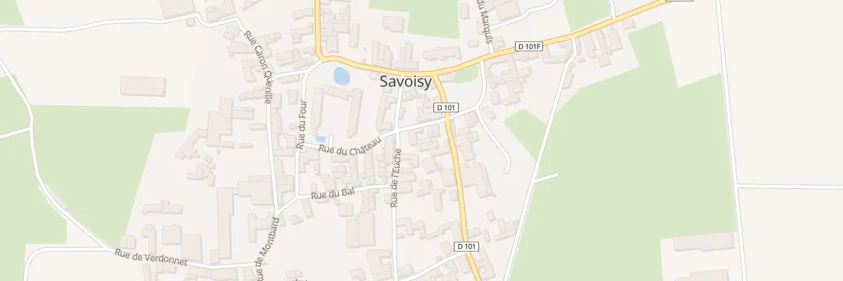 Plan du 9 Rue du Cimetière à Savoisy