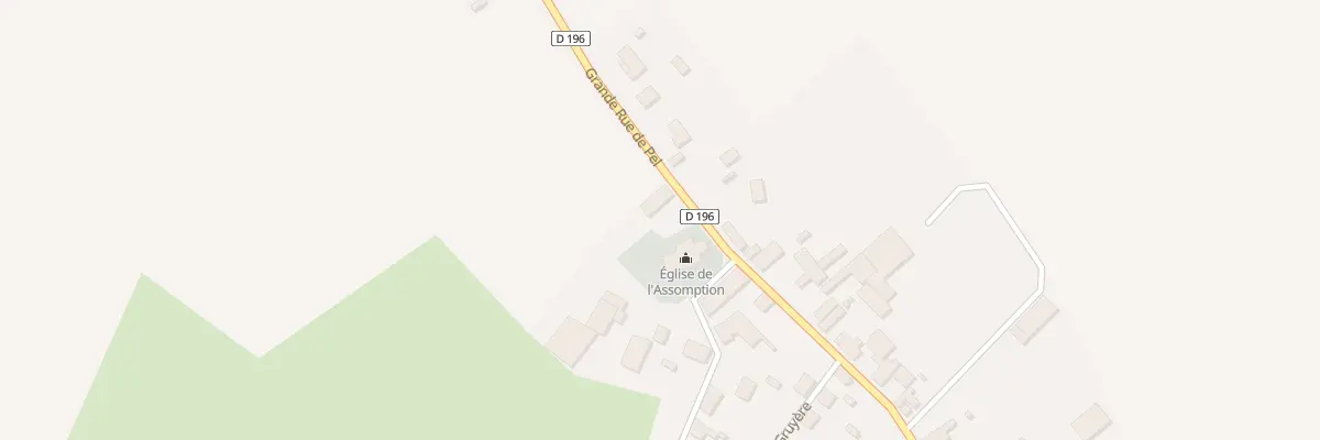 Plan du 14 Grande Rue de Pel à Pel-et-Der