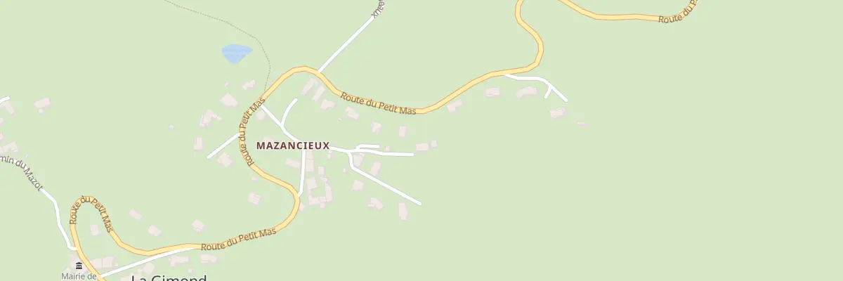 Plan du 115 Imp de Mazancieux à La Gimond