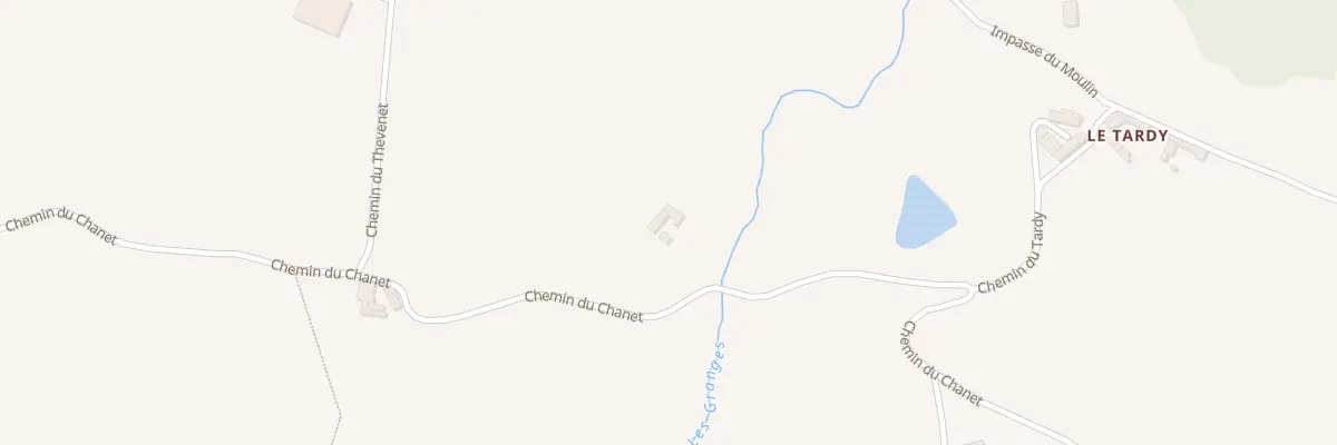 Plan du 820 Che du Chanet à Longessaigne