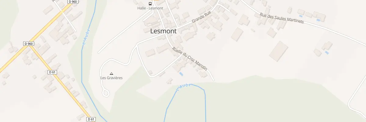 Plan du 1 Che des Gravieres à Lesmont
