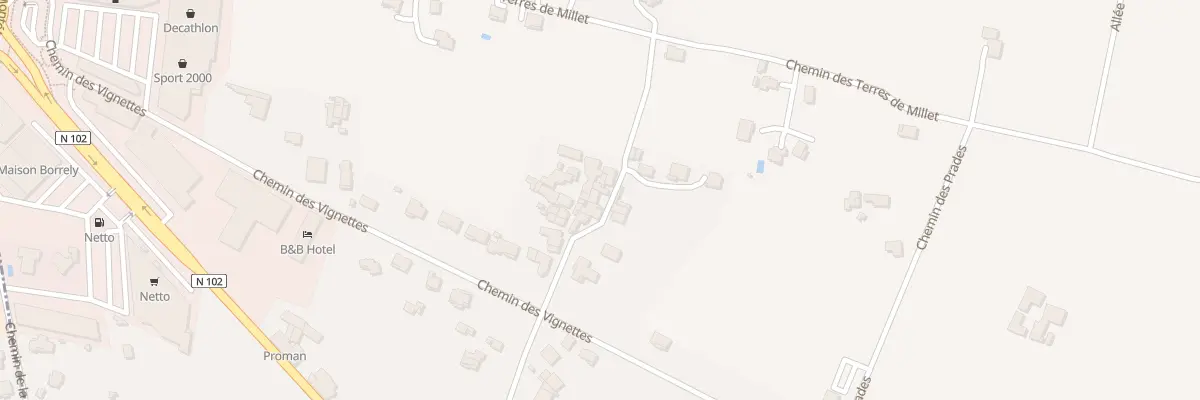 Plan du 113 Che de Millet à Saint-Didier-sous-Aubenas