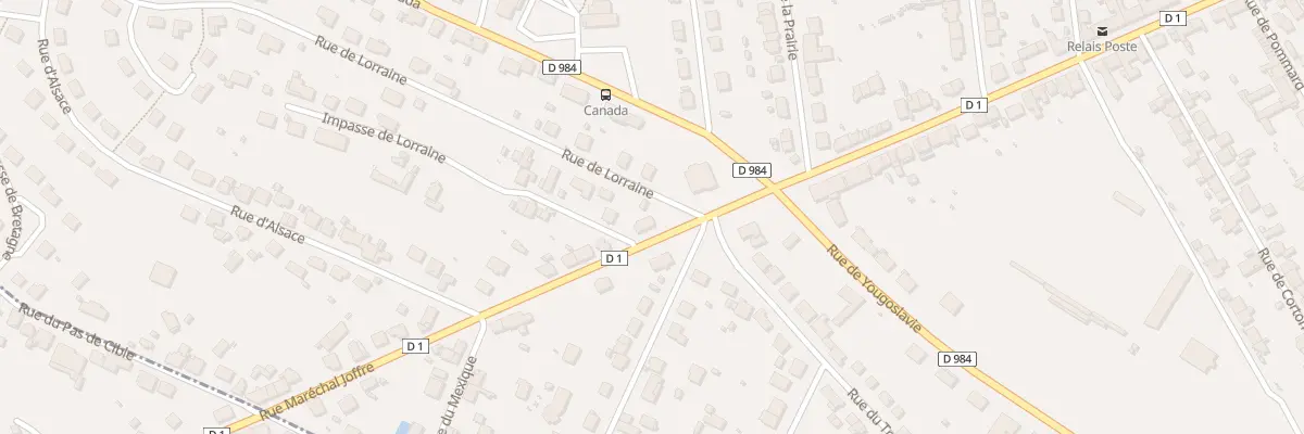 Plan du 72 Rue Marechal Joffre au Creusot