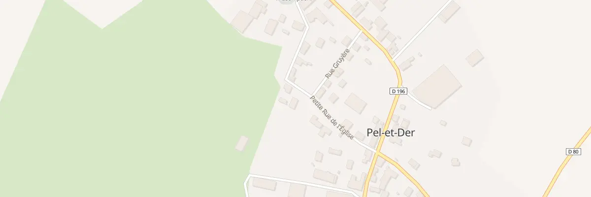 Plan du 7 Petite Rue de l’Eglise à Pel-et-Der