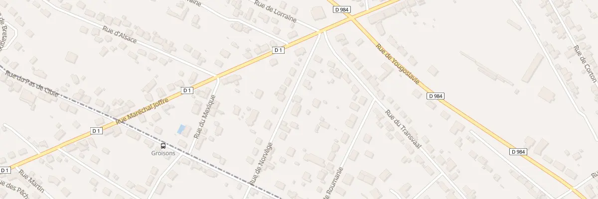 Plan du 5 Rue de Norvège au Creusot