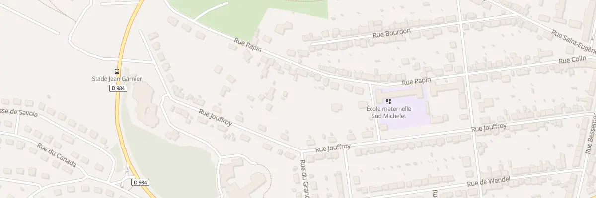Plan du 25 Rue Papin au Creusot