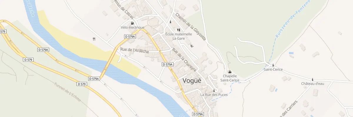 Plan du 5068 Le Village à Vogüé