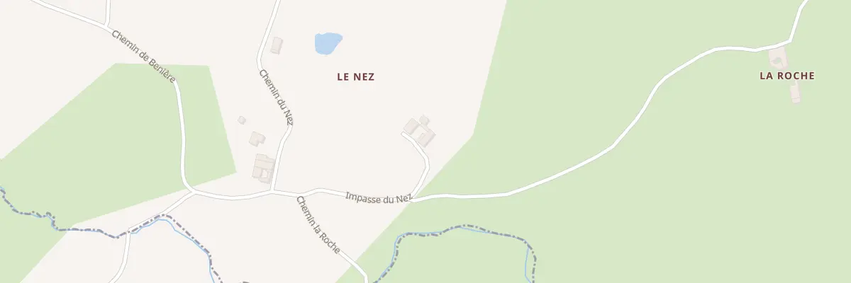 Plan du 159 Imp du Nez à La Gimond