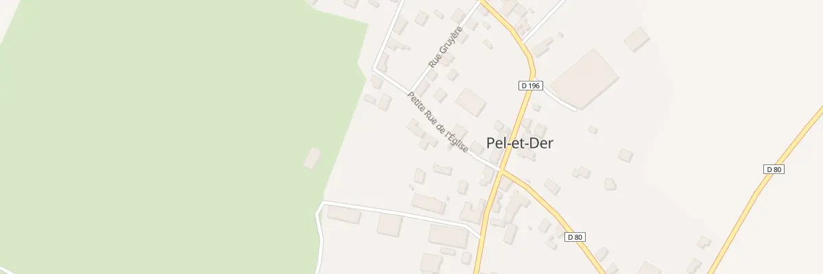 Plan du 5 Petite Rue de l’Eglise à Pel-et-Der