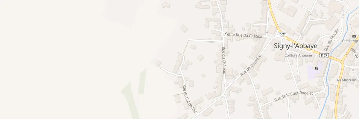 Plan du 19 Rue du Cul de Sac à Signy-l’Abbaye