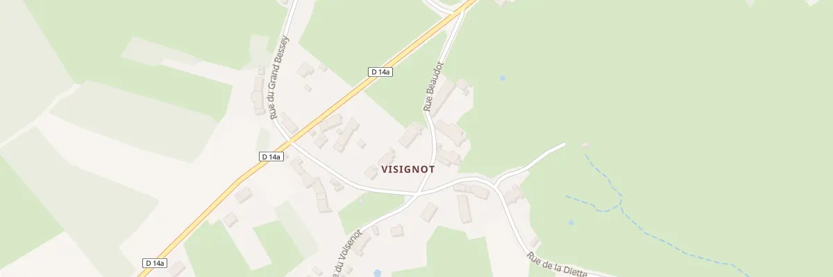 Plan du 2 Rue Beaudot à Viévy