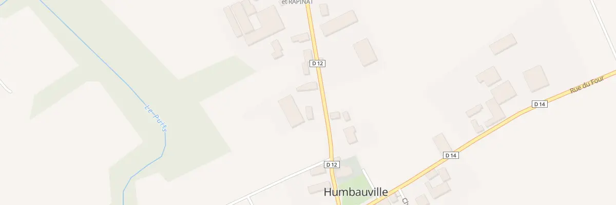 Plan du 14 Grande Rue à Humbauville