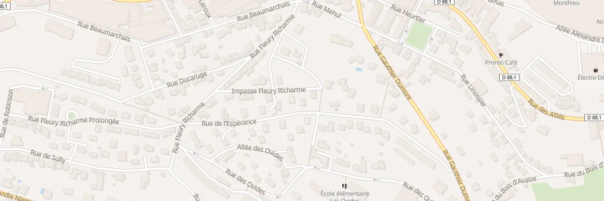 Plan du 13 Rue de l’Espérance à Saint-Étienne