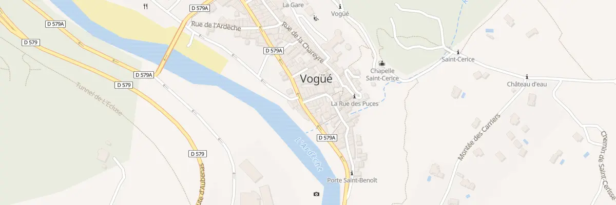 Plan du 16 Gr Rue à Vogüé