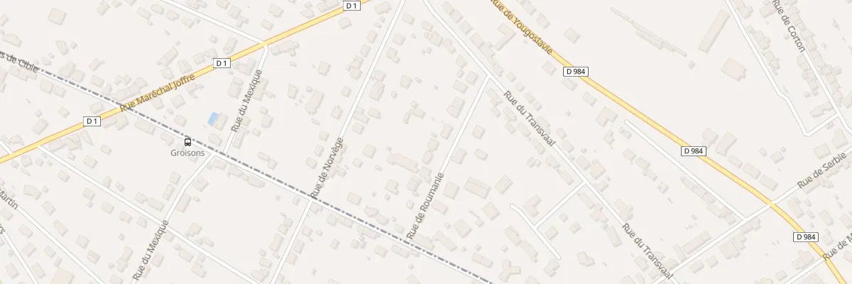 Plan du 12 Rue de Roumanie au Creusot
