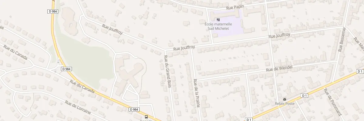 Plan du 55 Rue Jouffroy au Creusot
