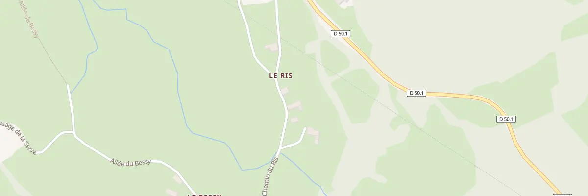 Plan du 225 Che du Ris à Belleroche