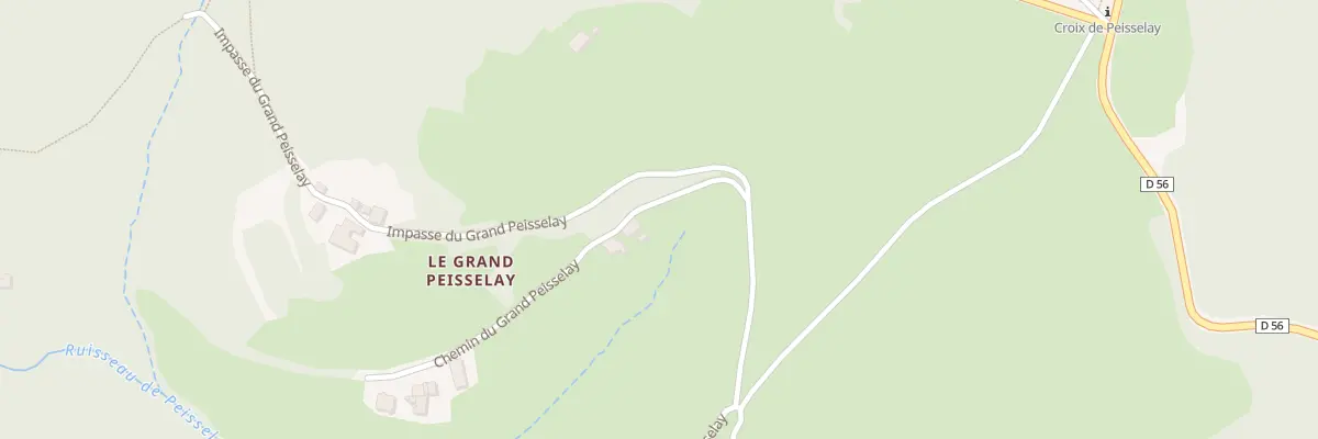 Plan du 281 Che du Grand Peisselay à Valsonne