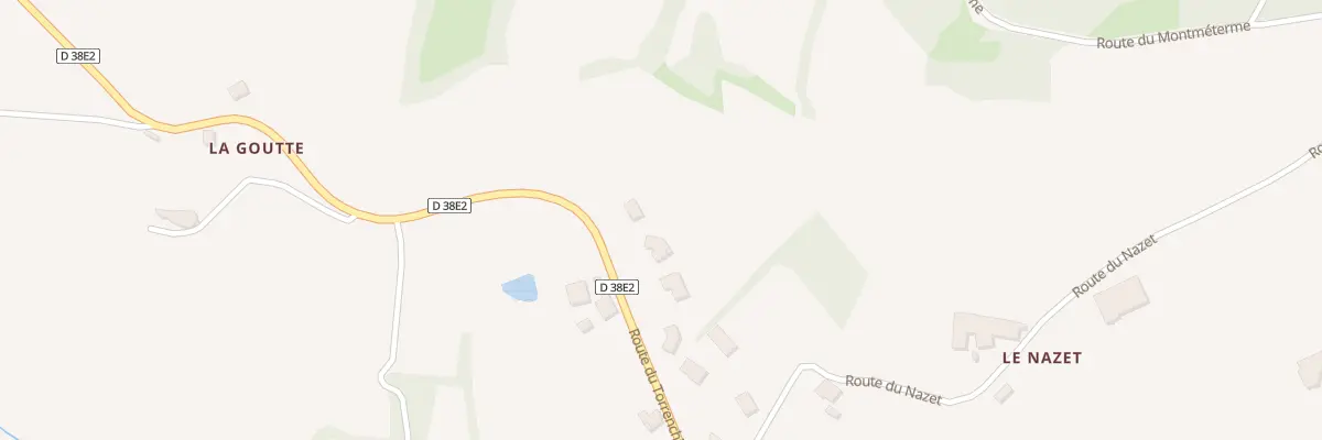 Plan du 1351 Rte du Torrenchin à Affoux