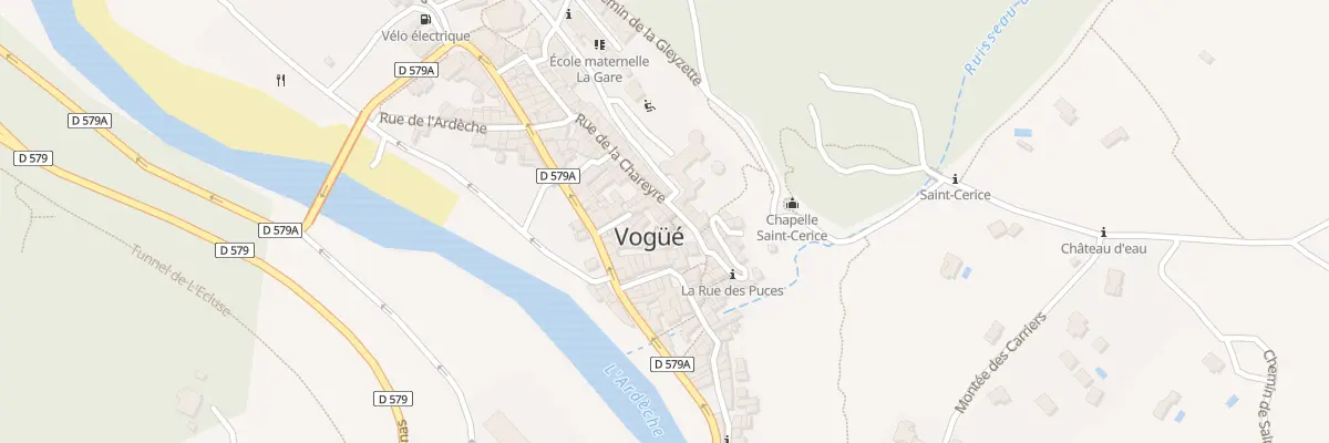 Plan du 5508 Le Village à Vogüé
