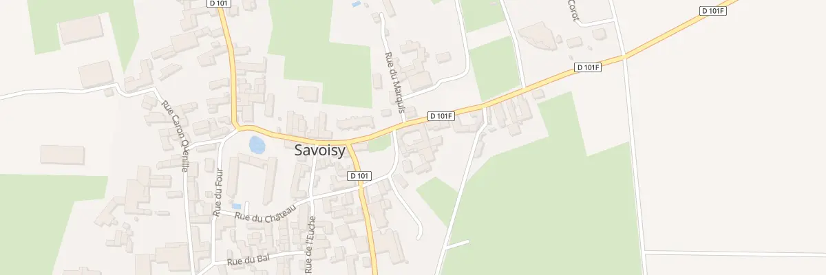 Plan du 1 Rue du Cimetière à Savoisy