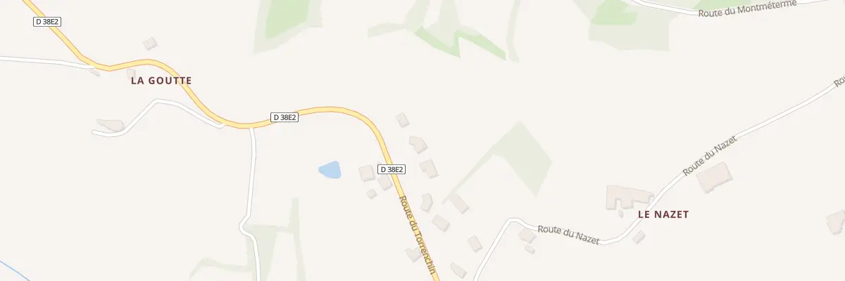 Plan du 1381 Rte du Torrenchin à Affoux