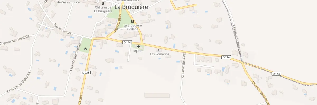 Plan du 5079 Rte de Fontarèches à La Bruguière