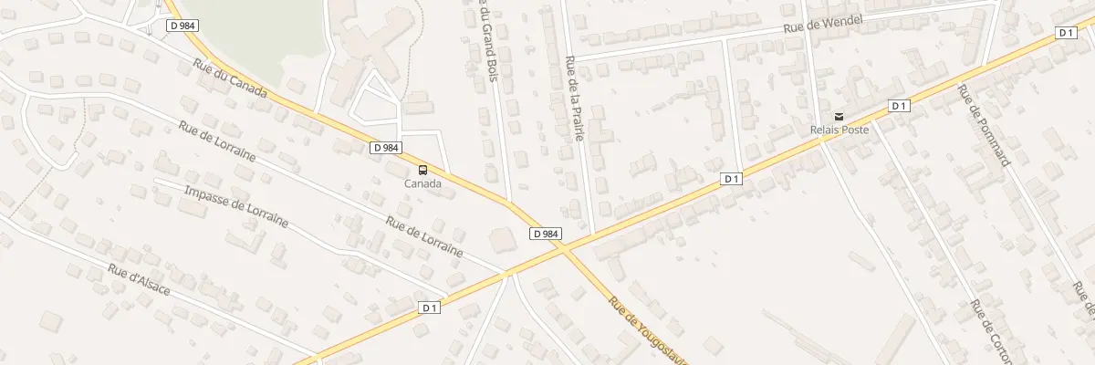 Plan du 3 Rue de la Prairie au Creusot