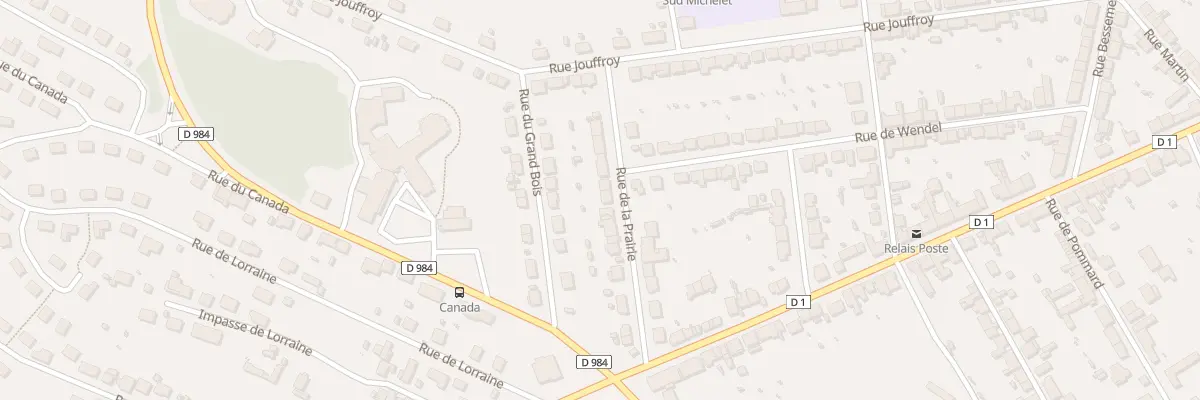 Plan du 13 Rue de la Prairie au Creusot