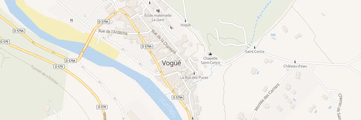 Plan du 24 De la Chareyre à Vogüé