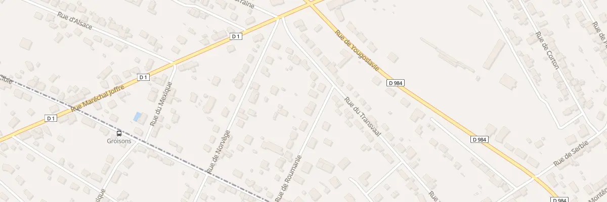 Plan du 4 Rue de Roumanie au Creusot