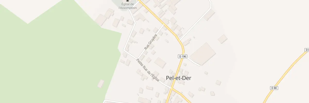 Plan du 5 Rue Gruyere à Pel-et-Der