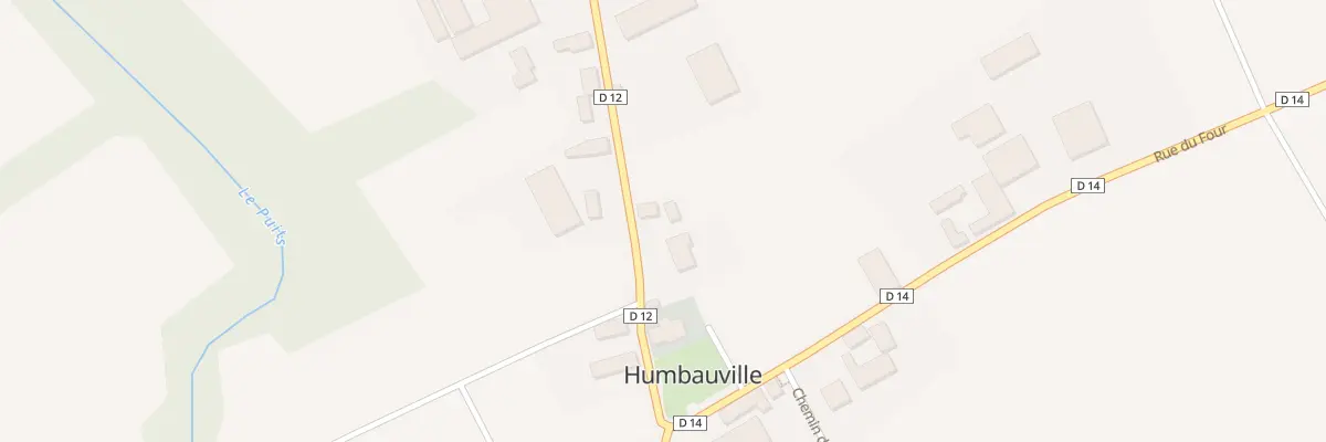 Plan du 11 Gr Grande Rue à Humbauville