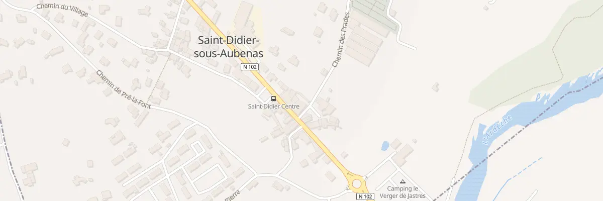Plan du 1 Pl de l’Eglise à Saint-Didier-sous-Aubenas