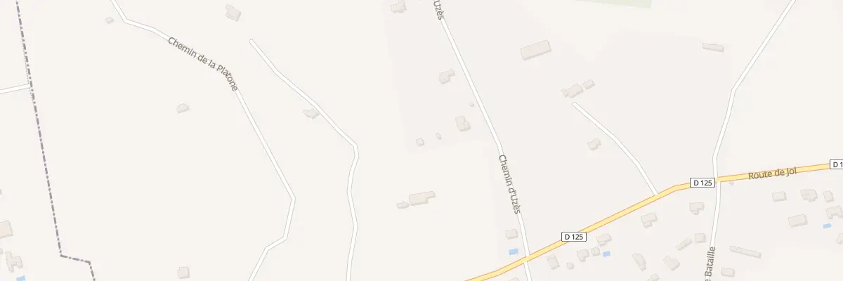 Plan du 5788 Che d’Uzès à la Bruguière à Saint-Quentin-la-Poterie