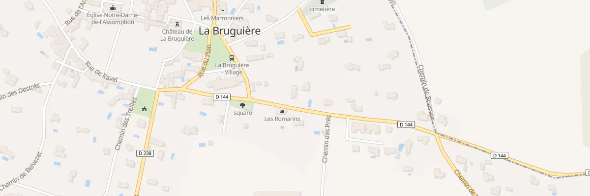 Plan du 5099 Rousson à La Bruguière
