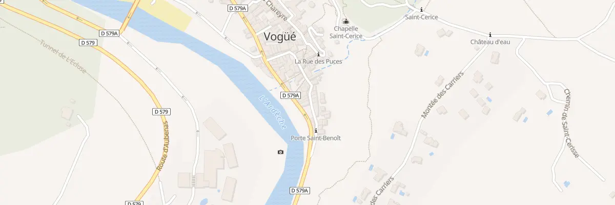 Plan du 1 Rue de Chanaly à Vogüé
