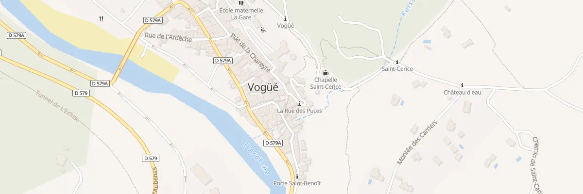 Plan du 9 Pl de la Gadabielle à Vogüé