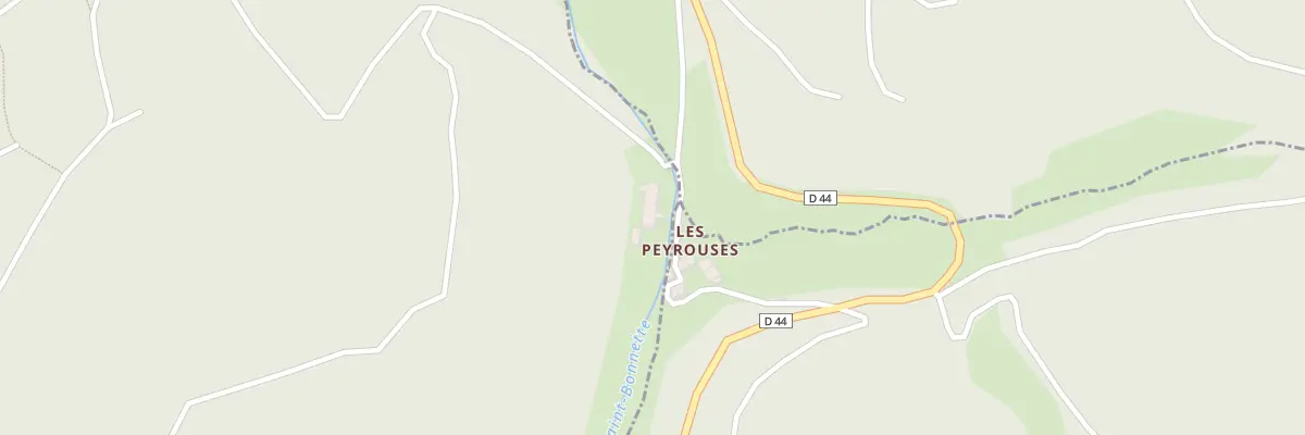 Plan du 15 Che des Peyrousses à Montregard