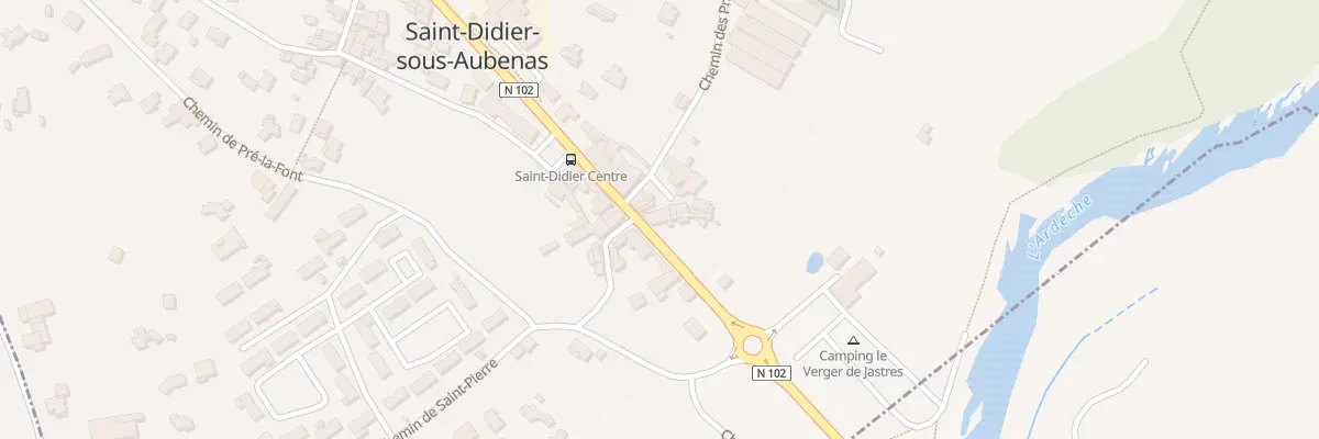 Plan du 180 Rte de Montélimar à Saint-Didier-sous-Aubenas
