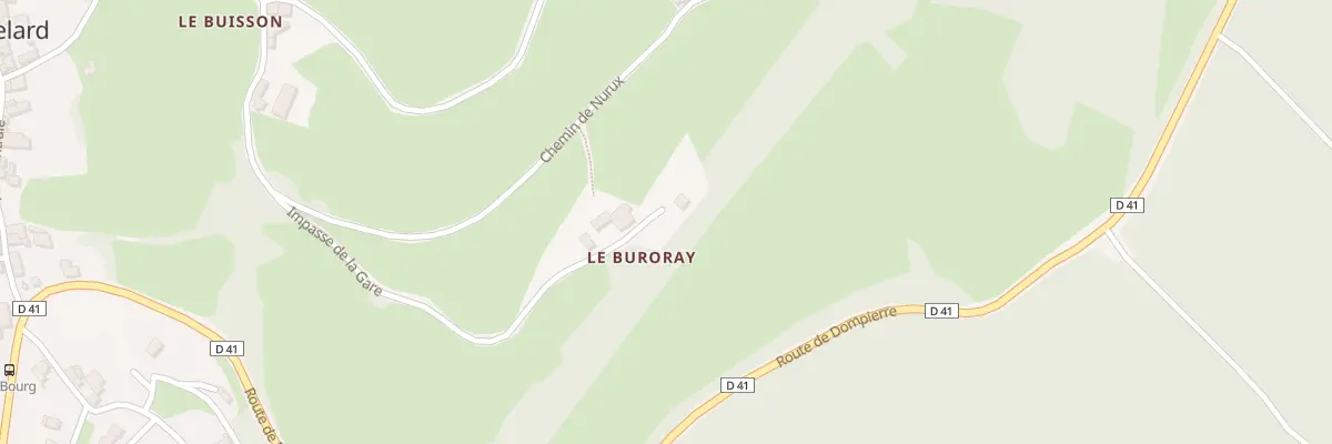 Plan du 382 Imp de la Gare à Montmelard