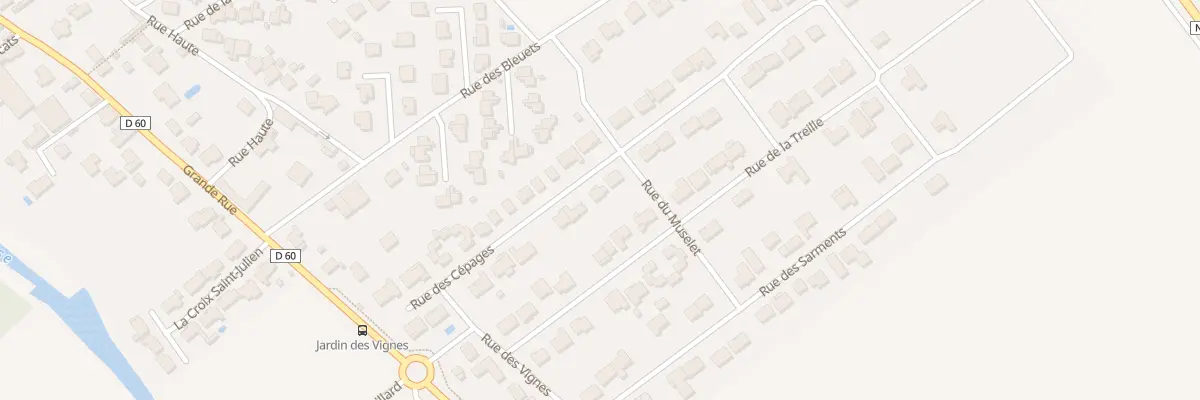 Plan du 16 Rue des Cépages à Sarry