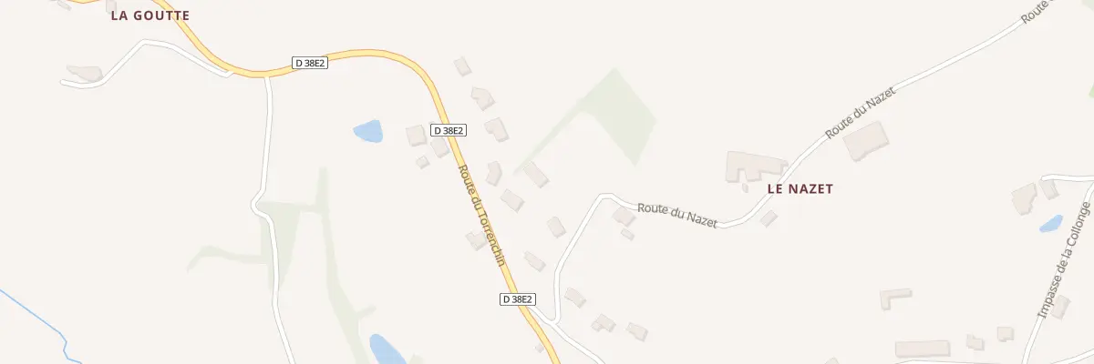Plan du 149 Rte du Nazet à Affoux