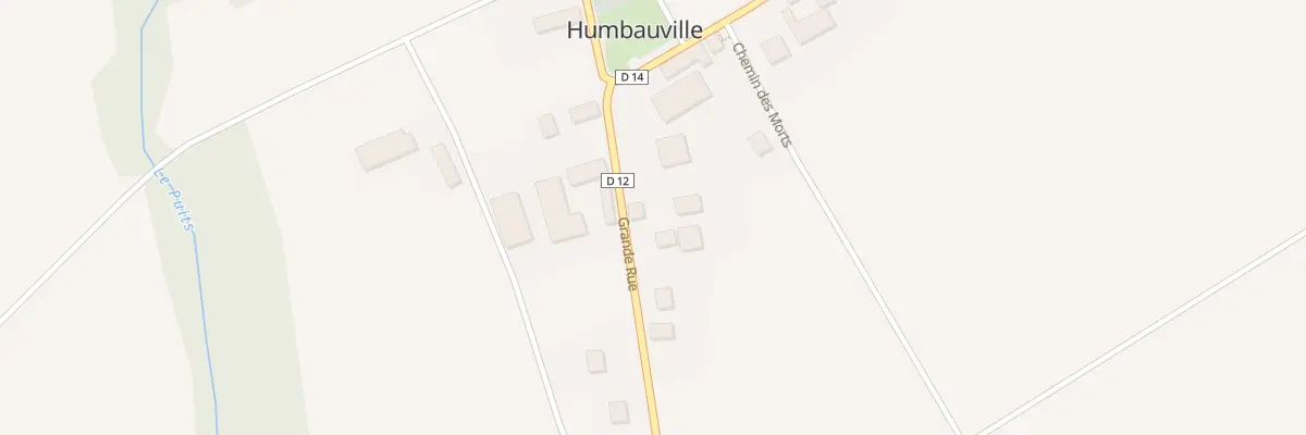 Plan du 15 Gr Grande Rue à Humbauville