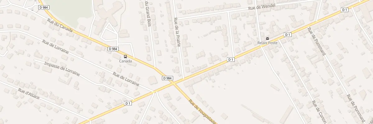 Plan du 4 Rue de la Prairie au Creusot