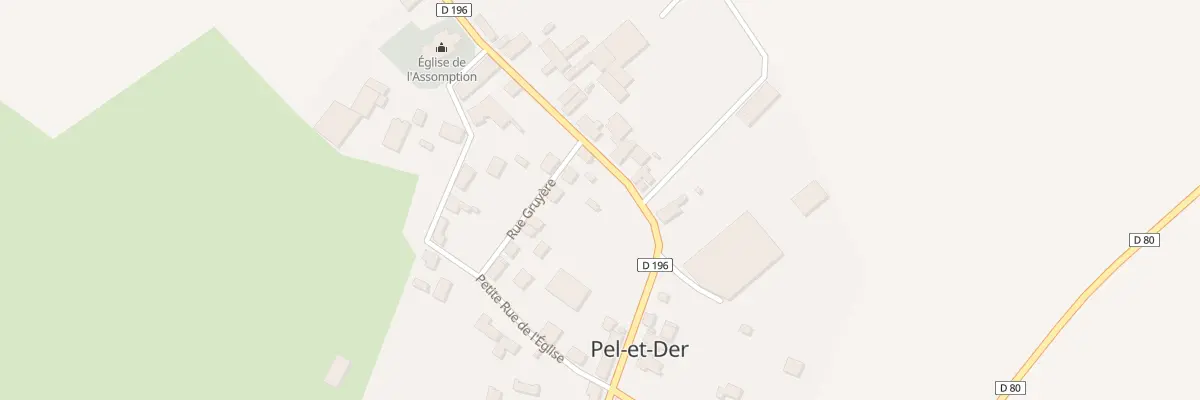 Plan du 6 Grande Rue de Pel à Pel-et-Der