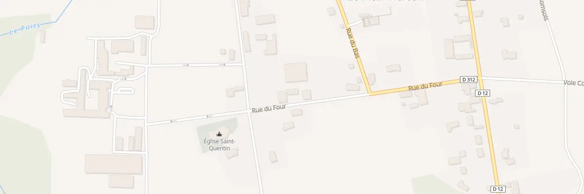 Plan du 16 Rue du Four au Meix-Tiercelin