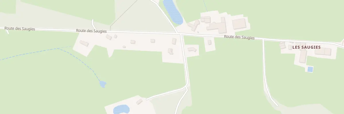 Plan du 18 Rte des Saugies à Antully
